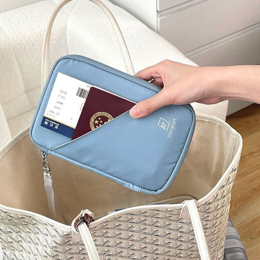 Passport y billetera Bolsa de almacenamiento en el extranjero Pasado de viaje portátil Pase de protección Caso de registro del hogar Cambio de tarjeta Grid/gran capacidad