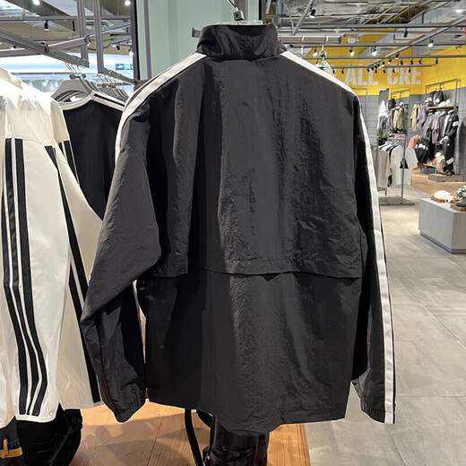 Adidas Men's Clothing 2025 Spring New Sportswearswear Woven Stand Coldable Men's Men's Top Jacket Veste KC3892 S