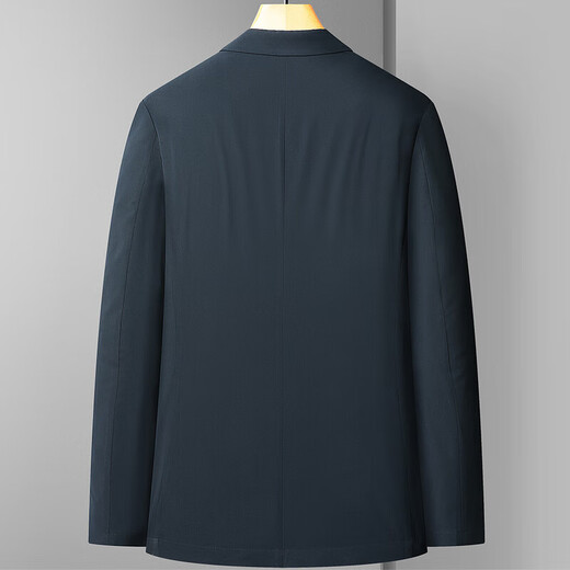 Jiujiuwang Frühlings- und Sommer-Dünnanzug-Jacke Elastizität Atmungsfreier Anzug Anti-Falten-freies Business High-End Top 9928 Blau XL 180/135-150Jin [Jin ist gleich 0,5 kg]