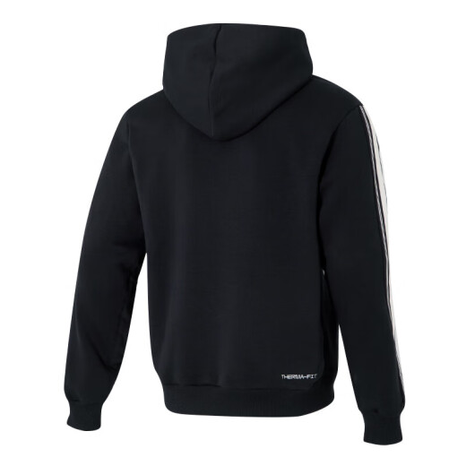 Nike (NIKE) sweatshirt men's jacket summer new style training sports hooded windproof casual velvet pullover HJ3882-010 HJ3882-010 Black/light ivory white XL