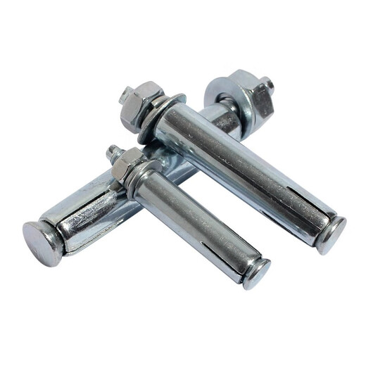 Sweet Miaomiao non-standard expansion screw white zinc outer air conditioning bolt three-piece set filament galvanized M16802 6*60 one box 2400 pieces with 10 drill bits