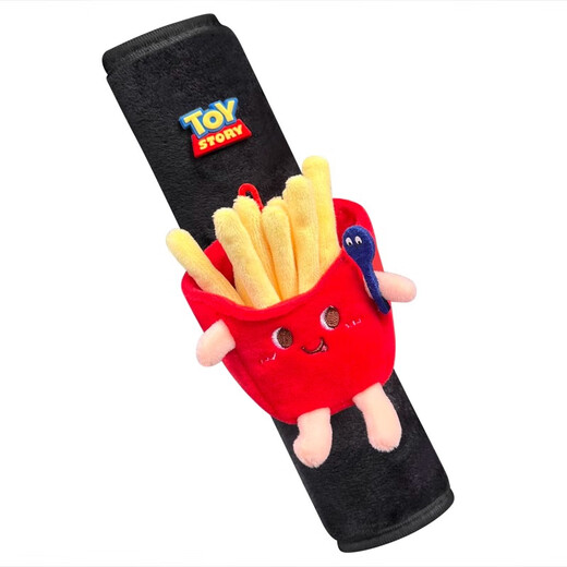 
All choices of car seat belt shoulder guard cover cartoon children's seat belt anti-neck seat belt decorative interior products must be found in one pair of black two toy fries spoon hamburger spoon