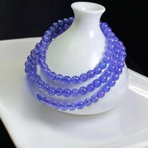 Feiyu natural tanzanite bracelet Tanzania old mine collection grade crystal gemstone bracelet jewelry ring pendant 5.2 mm