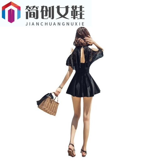 ZKHE游泳衣微胖女士2025新款连体裙 13603粉色 L(建议100-112斤) 均码