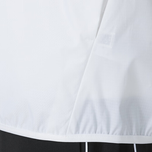 阿迪达斯（adidas）2025春季新款三条纹防风衣男连帽夹克运动服外套白色 JF3682 3XL