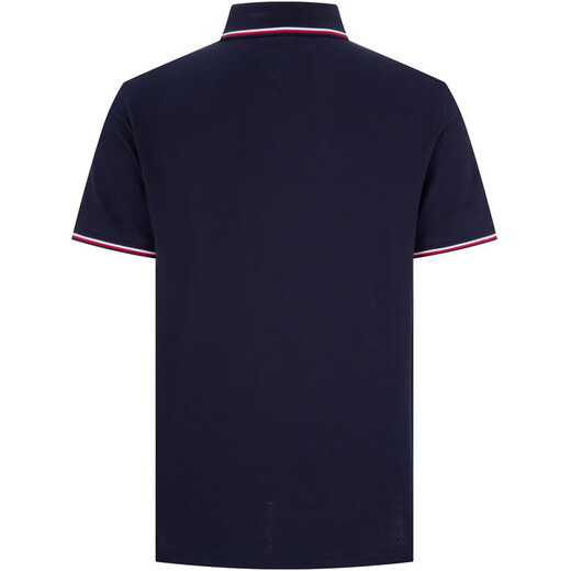 汤米·希尔费格（Tommy Hilfiger）男士短袖男夏季POLO衫休闲T恤透气马球衫 78J9195CHS Blue CHS 2XL