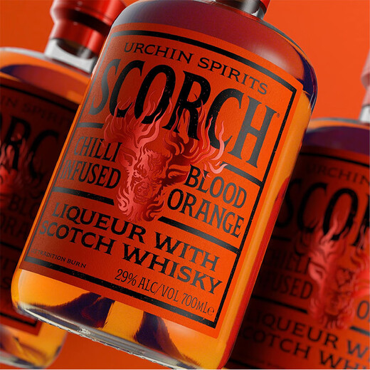 Flaming Deer Scotch Whiskey Likör (formulierter Wein) 700 ml Originalflasche importiert Wein aus Fremdkörnern Wein Whisky 700 ml sechs Stücke