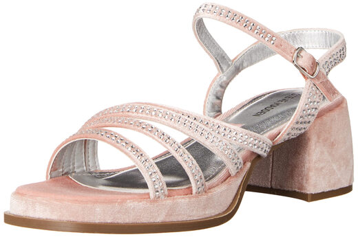 STEVE MADDEN Girls Dreem Sandals Blush 4 Big Kid