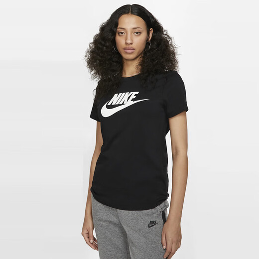
Nike (NIKE) [summer lucky bag] [break code clearance] Women's summer short-sleeved T-shirt, sports, fitness and leisure, comfortable and transparent BV6169_010 L
