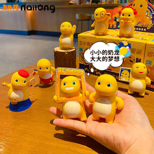 Genuine Milk Dragon Art Journey Series Blind Box Doll Trendy Surprise Toy Figure Desktop Ornament Birthday Gift Art Journey Random One