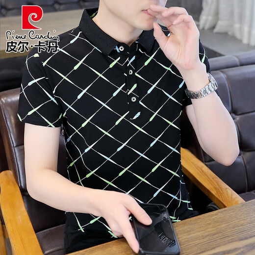 皮尔卡丹（pierre cardin）2025夏季新款Polo保罗衫短袖男潮牌ins修身翻领半袖T恤男士上衣服 9226白色 M