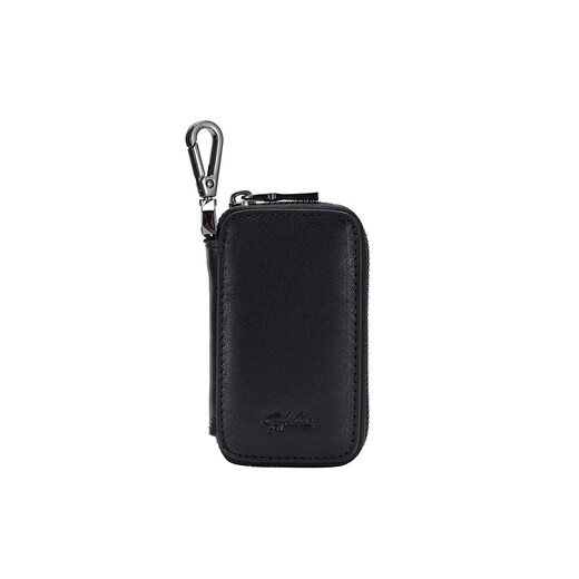 沙驰秋冬新款男款钥匙包头层牛皮高级感【节日礼物】送爱人 黑色 均码