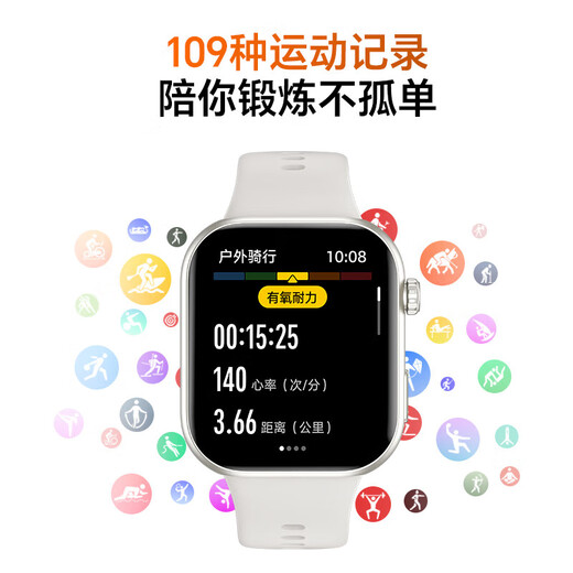 荣耀亲选ROSSINI智能手表2i原装蓝牙通话AMOLED大屏1.85英寸watch运动全天候健康监测学生男女新款腕带 智能手表2i-幻夜黑-硅胶【七仓发】