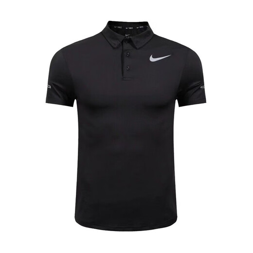 NBA VIBE-NIKE速干弹力上衣夏季男士高尔夫t恤运动翻领透气短袖POLO衫休闲 耐克-枣红色 902网眼速干 XL 耐克-XL 推荐150-165斤