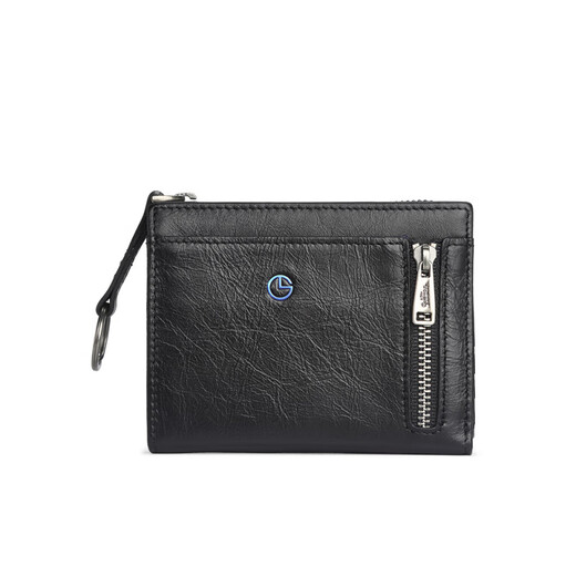 Jinlilai Billetera para hombres Regalo Boleto Clip de billetera Negocio Billetera vertical Regalo de cumpleaños para novio