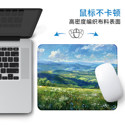 Xingzeji Mouse pad Small anime game 2D cartoon girl thickened lock edge keyboard pad customized computer desk pad GE653 210x260mm thickness 3mm lock edge