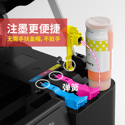 
Canon g5080/6080/7080/4870/4880/4881 connected printer gm2080/4080 office ink tank document inkjet automatic double-sided printing mobile phone connection G4881 [double-sided printing/mobile printing/continuous scanning and copying]