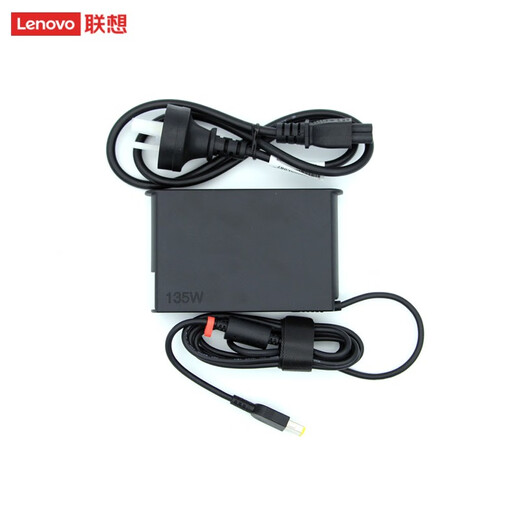 联想（LENOVO） 原装笔记本电源适配器 ADL135SCC3A充电器20V 6.75A 方口带针 ADL135SLC3A 电源型号随机发通用 00HM688 135W便携薄款 拯救者Y7000 黑