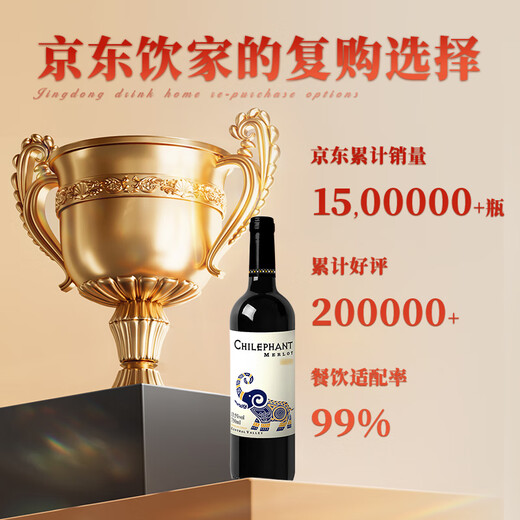 智象美露干红葡萄酒750ml*6整箱装 智利进口红酒 送礼礼盒装