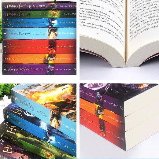哈利波特英文原版 Harry Potter 7册套装（J.K罗琳 bloomsbury）赠电子图书馆体验卡 课外必读书目推荐教材 寒暑假假期读物 蓝思值880-1030L  小学教辅