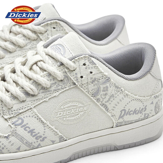 Dickies zapatos de tablero para hombres zapatos casuales transpirables versátiles bajos zapatos planos para hombres zapatos de moda grises 42