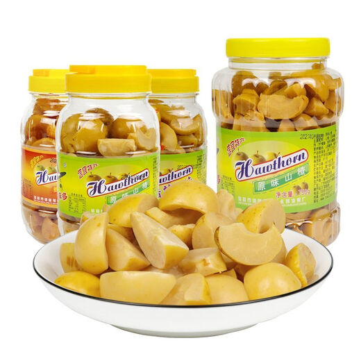 Fuweiduo Guangdong Xinyi specialty dried hawthorn slices Dachengmei Maoming Fuweiduo original pickled preserved fruit snacks sweet and sour 450g + spicy 450g