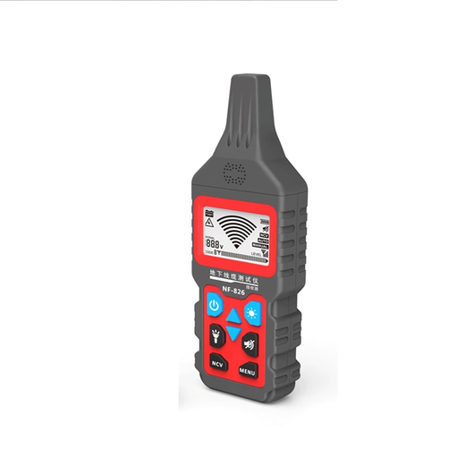 Instrumento de caza de línea de ratón inteligente NF-826 Cierre de pared enterrado Cortocircuito de alambre oscuro Viaje NF-826 Cortocircuito de cable de alambre oscuro Viaje a voltaje de resistencia 400V