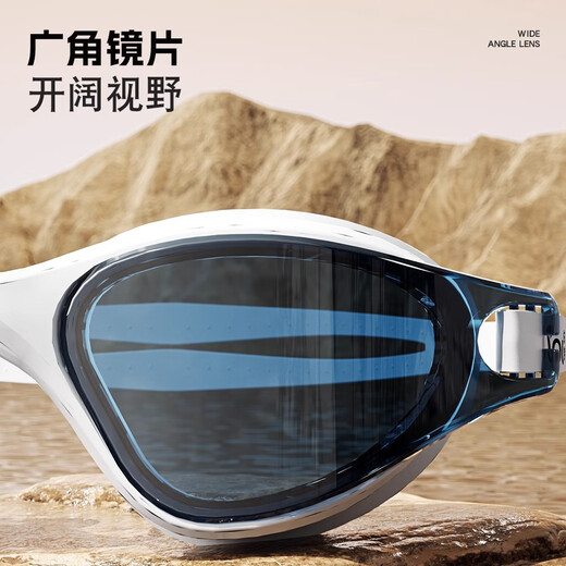 Youyou's new swimming goggles, high-definition, anti-fog, anti-horizontal light, men's and women's professional swimming goggles, diving cap, swimming goggles set, extreme night black, one-piece earplugs