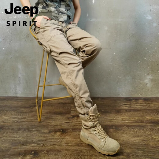 Jeep Spirit Live Summer Work Pants hommes et femmes Printemps et Automne Pantalons Coton Casual Pantal
