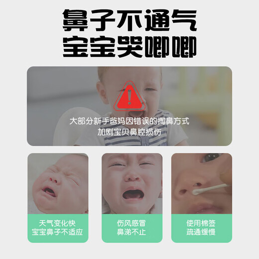 Renhe Nasal Aspiration Dispositif bébé Jeune Menstruelle Age nettoyage Nez Clip de nez Enfants Nasal Aspiration Nou nouveau-né Nasal Nasal Nasal Anti-réversement Dispositif d'aspiration nasal 1