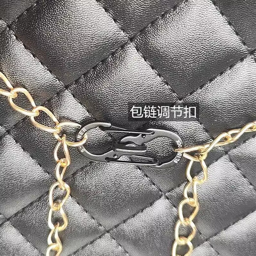 山头林村带锁8字扣不锈钢快挂扣户外背包扣拉锁包链扣防盗S形扣钥匙扣S型 【4只装】2只银色+2只黑色