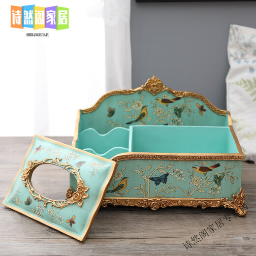 Boîte de rangement de tissus de télécommande haut de gamme Luxury Europe