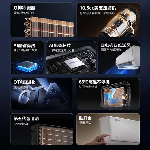 Midea air conditioner hang-up 2026 cool power saving 2 generation pro large 1.5 hp new first level energy efficiency variable frequency heating and cooling household bedroom wall-mounted trade-in cool power saving ultra first level energy efficiency large 1.5 hp