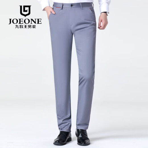 Jiumuwang 2025 Sommerqualität Herrenhosensaison Saison dünne Hochtätigkeitshosen mittleren Alters mit hoher Tapferkeitshose Daddy Long Hosen 9929-1 Khaki 31