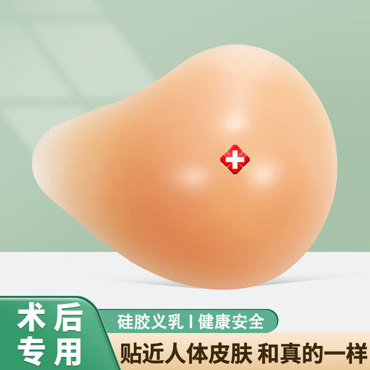 硅胶义乳胸罩术后切除专用文胸带乳头假胸内衣胸垫透气内衣 100克-三角形