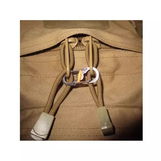 山头林村带锁8字扣不锈钢快挂扣户外背包扣拉锁包链扣防盗S形扣钥匙扣S型 【4只装】2只银色+2只黑色