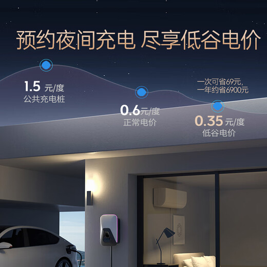 Wattsaving Energy Efficiency Electrical 7kw Nine-hole DC Charging Pile New Energy Car Home Fast Charging Adapted to Buick Micro Blue Weilai Ai Jingyin Hongqi EMQ5 Charging Pile UG7