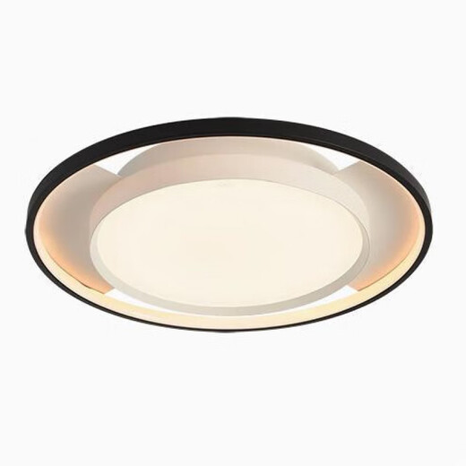 
Leshi Lighting 2025 new store Guanghui WCX11965 living room lights home bedroom ceiling light modern and simple Guanghui 1095*695mm-160W-white + black