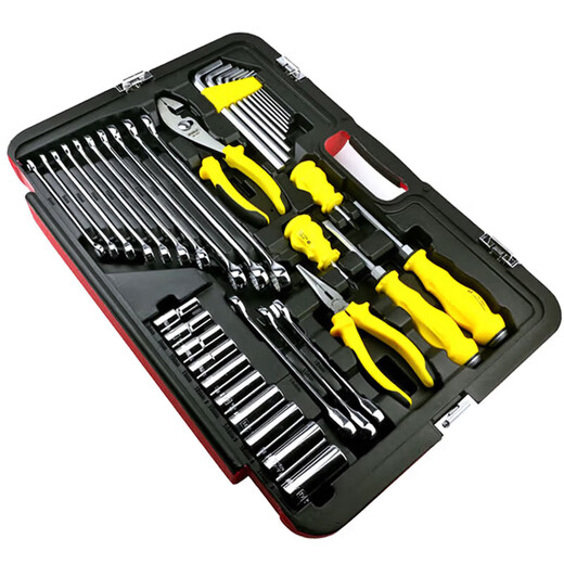 Stanley (STANLEY) tool box auto repair tool set quick release ratchet socket wrench household pliers screwdriver set R99-150-1-22