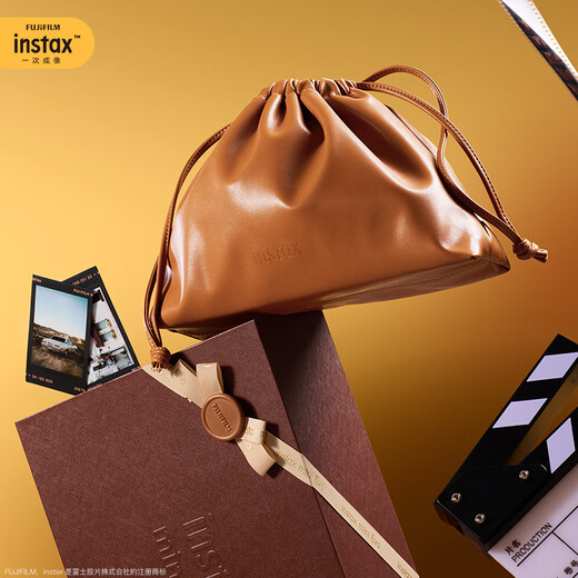 Fuji (FUJIFILM) Fujifilm/Fuji instax mini Evo instant camera instant camera art rebirth gift box (brown only) official standard
