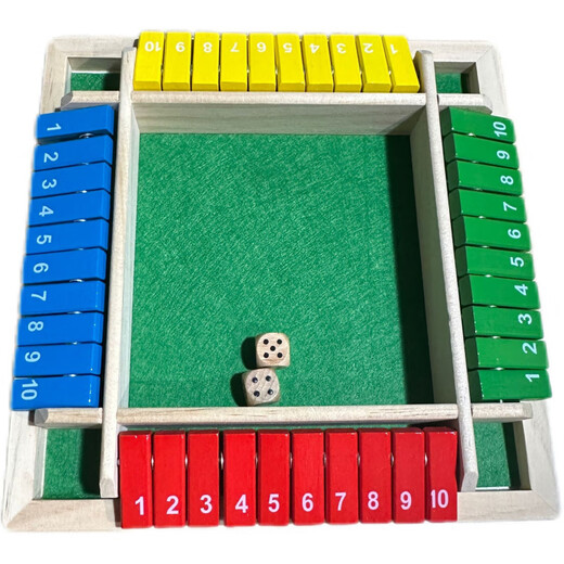 Guanbo Master Digital Flop Children's's Toys Game de conseil à quatre côtés Game de consommation de jeux d'accessoires de fête et de divertissement 1 à 12 produits de nouveaux produits de grande taille de boisson 17.8x30x3.4