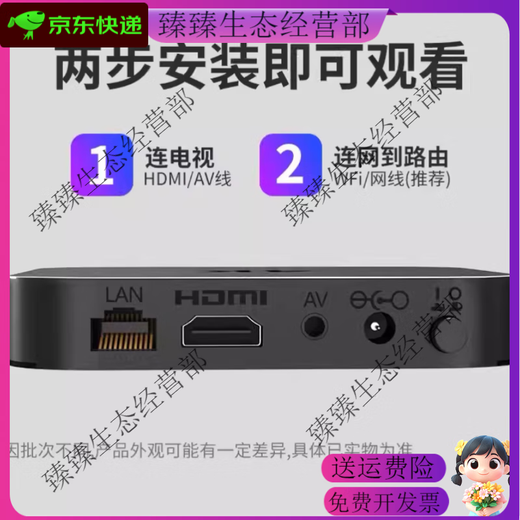 适用于外国的盒子wifi616G国外版无线WiFi网络高清播放器 32G海外版(出国使用) 套餐三 欧标插头