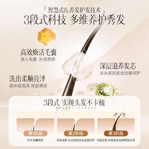 儒意（RUYI）何首乌黑发洗发水500g 黑灵芝柔顺亮泽控油蓬松植萃滋润养护发