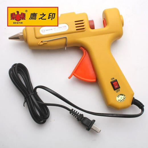 Jiang Ziang Zhiai La pistola de pegamento de pegamento eléctrico hotmet de Jiang, cáscara de silicona de la tira de silicona, la varilla del pegamento del pegamento para la varilla del calor del calor del calor 7-11 mm de altura, la pistola de pegamento de pegamento de fusión caliente 80W 14223