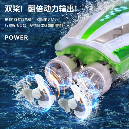 AI Style Rollable Ultra-Small Mini Fernbedienungssteuerung Speedboot-U-Boot-Kinder, die im Wasserjungen spielen, Fischspielzeug-Ladungsboot Volvo Speedboot-rot und schwarz-2.4g Ladegerät + Ladungskabel-Fernbedienungsbatterie senden + Werkzeug