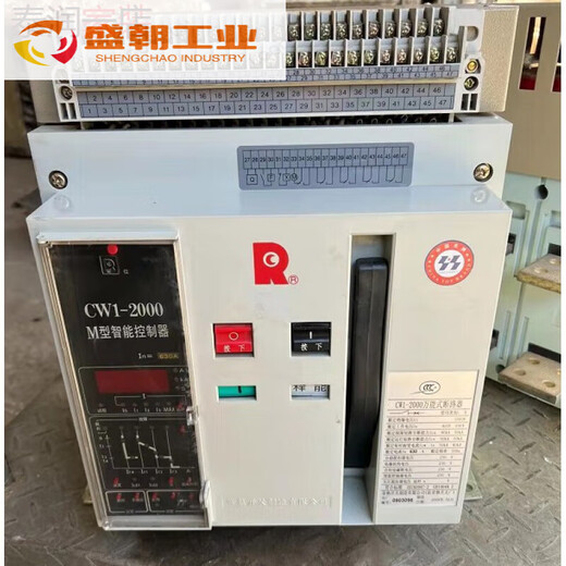 常熟式智能断路器CW1-2000/3P 1250A 2000A 框架开关 630A 固定式