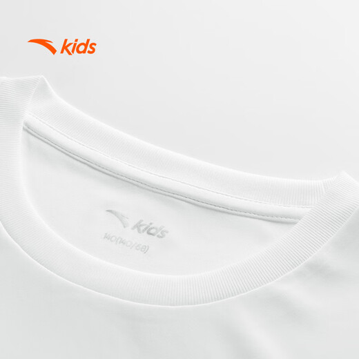 Anta Children's Boy Quick Dry с коротким рукавом 2025 Летняя ледяная футболка с короткой тканей спортивной детской одежды A72527105