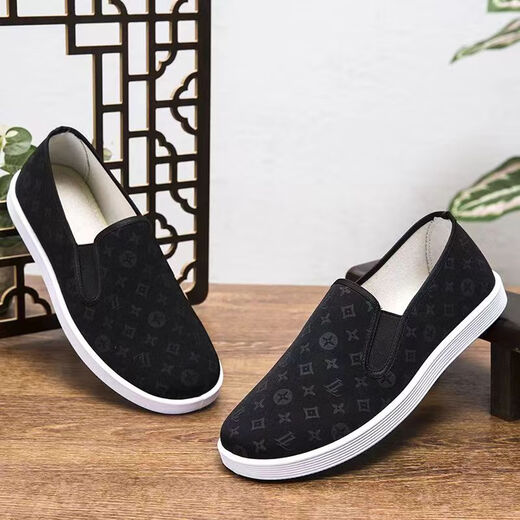[Big Brand Print] Neuer alter Peking -Stoffschuhe Leichte weiche Sohle komfortable und modische vielseitige atmungsaktiv