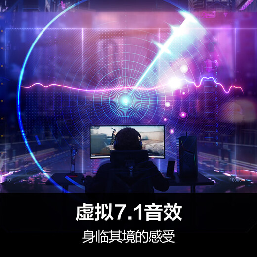 ROG Prism 2 head-mounted gaming headsets, wireless three-mode connection, Speednova technology lightweight e-sports headset surround 7.1 sound effect 3.5mm Yueyao White Delta