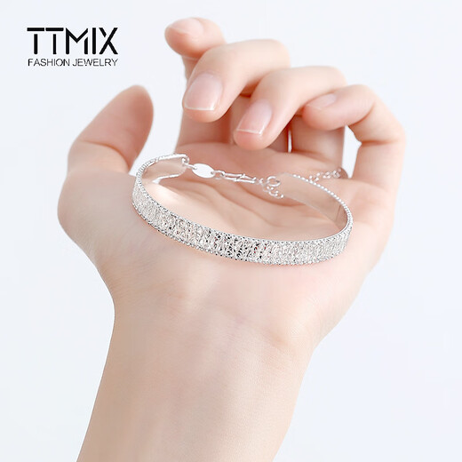 TTMIX platinum bracelet pt950 platinum bracelet platinum bracelet fashionable high-end platinum bracelet for girlfriend 13.3-13.5g